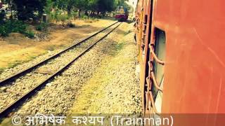 Massive clash of a YDM4 loco with Train  [HD]