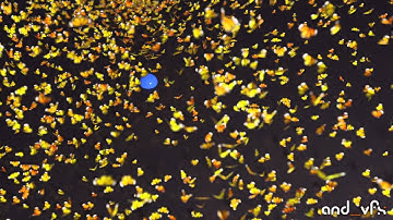 Thinking Particles Butterflies