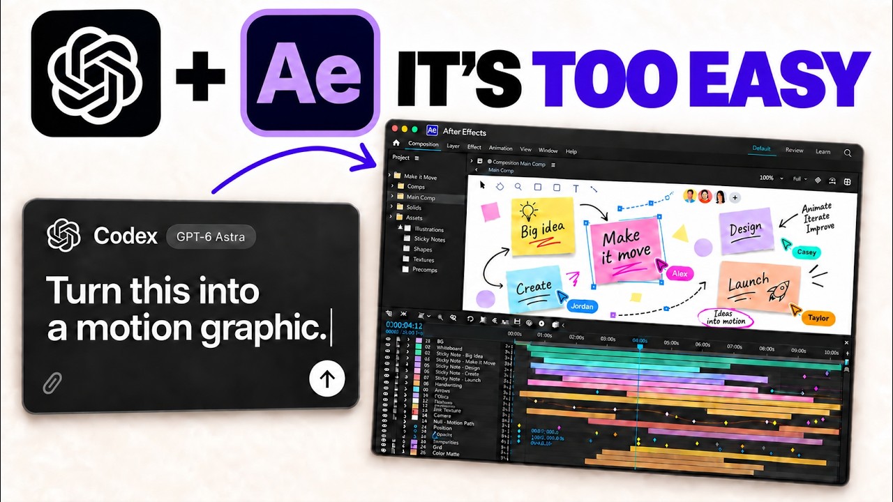How to Do Motion Design with GPT-6 Astra and After Effects