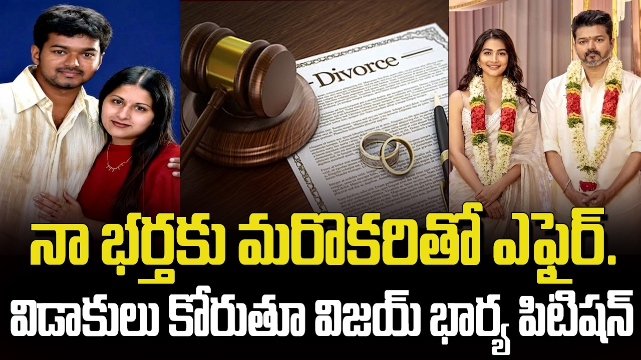 నా భర్తకు మరొకరితో ఎఫైర్.!విడాకులు కోరుతూ విజయ్ భార్య పిటిషన్ #vijaythalapathy #wife #sangeetha |smp