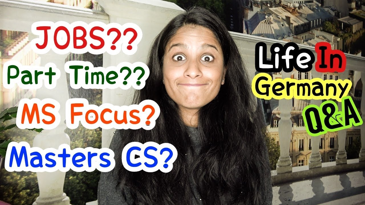MS in Germany? QnA Life In Germany YouTube