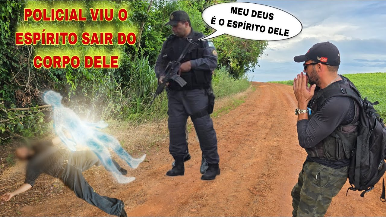 POLICIAL VIU O ESPÍRITO DO BAND1D0 SAINDO DO C0RPO - SPIRITBOX