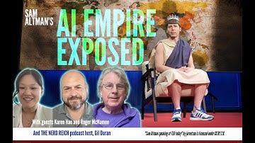 Empire of AI: Karen Hao & Roger McNamee Expose Sam Altman, Musk & Big Tech | Nerd Reich Podcast