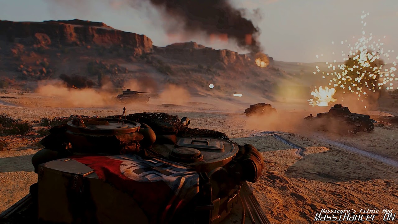 BF V - Filmic Mod / MassiHancer + Battlefield 5 reshade - Tobruk Tank