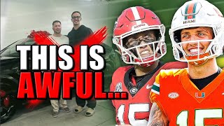 CARSON BECK $300k LAMBO STOLEN AFTER TRANSFERING TO MIAMI