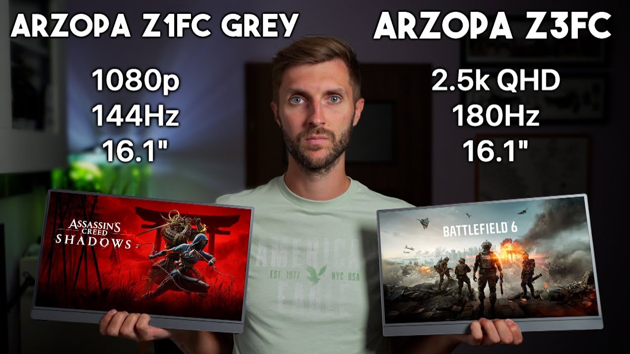 Z3FC vs Z1FC Gray: Which ARZOPA Portable Monitor Fits You Best? | 2.5K ...