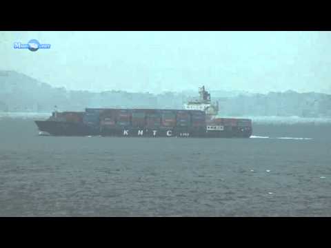 MERCHANT NAVY KMTC ULSAN CONTAINER SHIP VIDEO