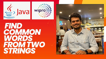 Java Program to Find Common Words from Two Strings | Step-by-Step Explanation