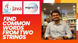 Java Program to Find Common Words from Two Strings | Step-by-Step Explanation