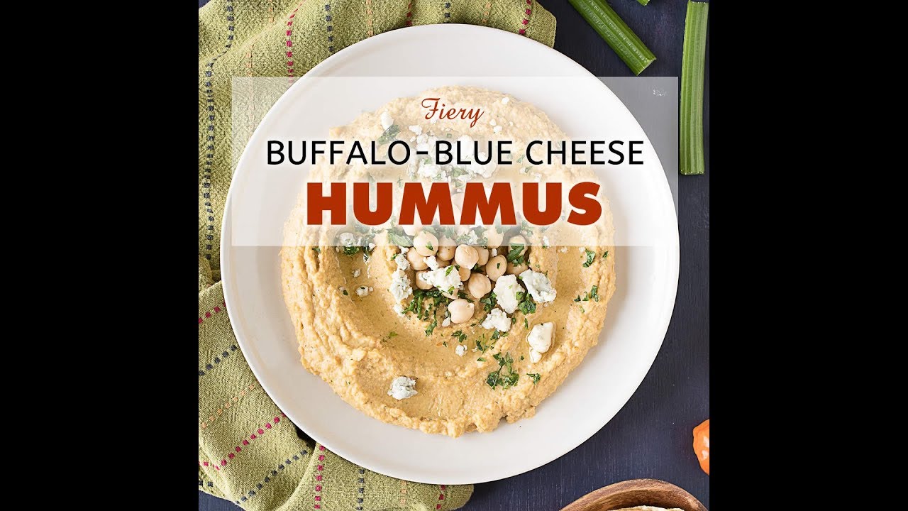 Fiery BuffaloBlue Cheese Hummus Recipe Chili Pepper Madness YouTube