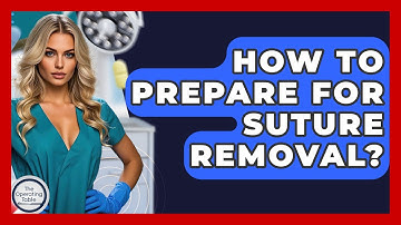 How To Prepare For Suture Removal? - The Operating Table