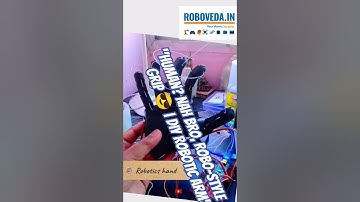 Human? Nah Bro, Robo-Style Grip 😎 | DIY Robotic Arm #ai #arduino #robotkit #homerobot #robotlove