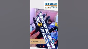 Human? Nah Bro, Robo-Style Grip 😎 | DIY Robotic Arm #ai #arduino #robotkit #homerobot #robotlove