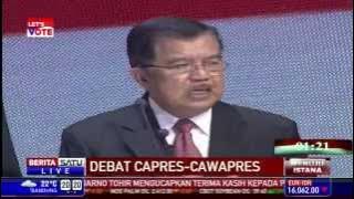 Debat Capres 2014: Penyampaian Visi Misi
