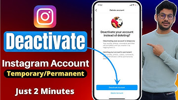 How to Delete Instagram Account Permanently | Temporarily (Android OR Iphone)