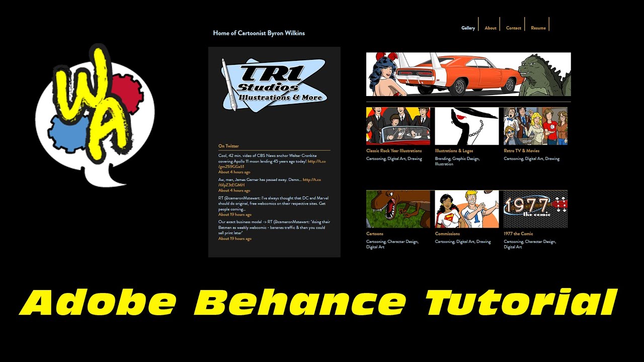Adobe Behance Tutorial - YouTube