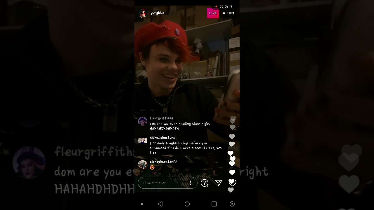 Yungblud Insta Live 06.12.20 Pt. 6