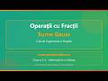 Operații cu Fracții și Sume Gauss - Calcule Ingenioase