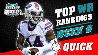 Week 6 WR Rankings (Quick)