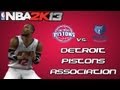 NBA 2K13 Association Mode Detroit Pistons NBA 2K13 Association Mode Detroit Pistons Brandon Knight Triple Double Y2G14 EP14 