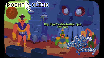 Intergalactic Wizard Force (Unity) Free Comedy Pixel Art Point and Click Adventure Game AdvXJam 2020