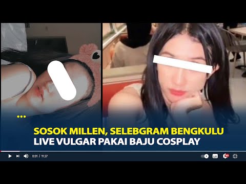 Sosok Millen, Selebgram Bengkulu Live Vulgar Pakai Baju Cosplay Raup Jutaan Rupiah
