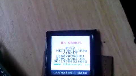 nokia 6610 display interface to 8051