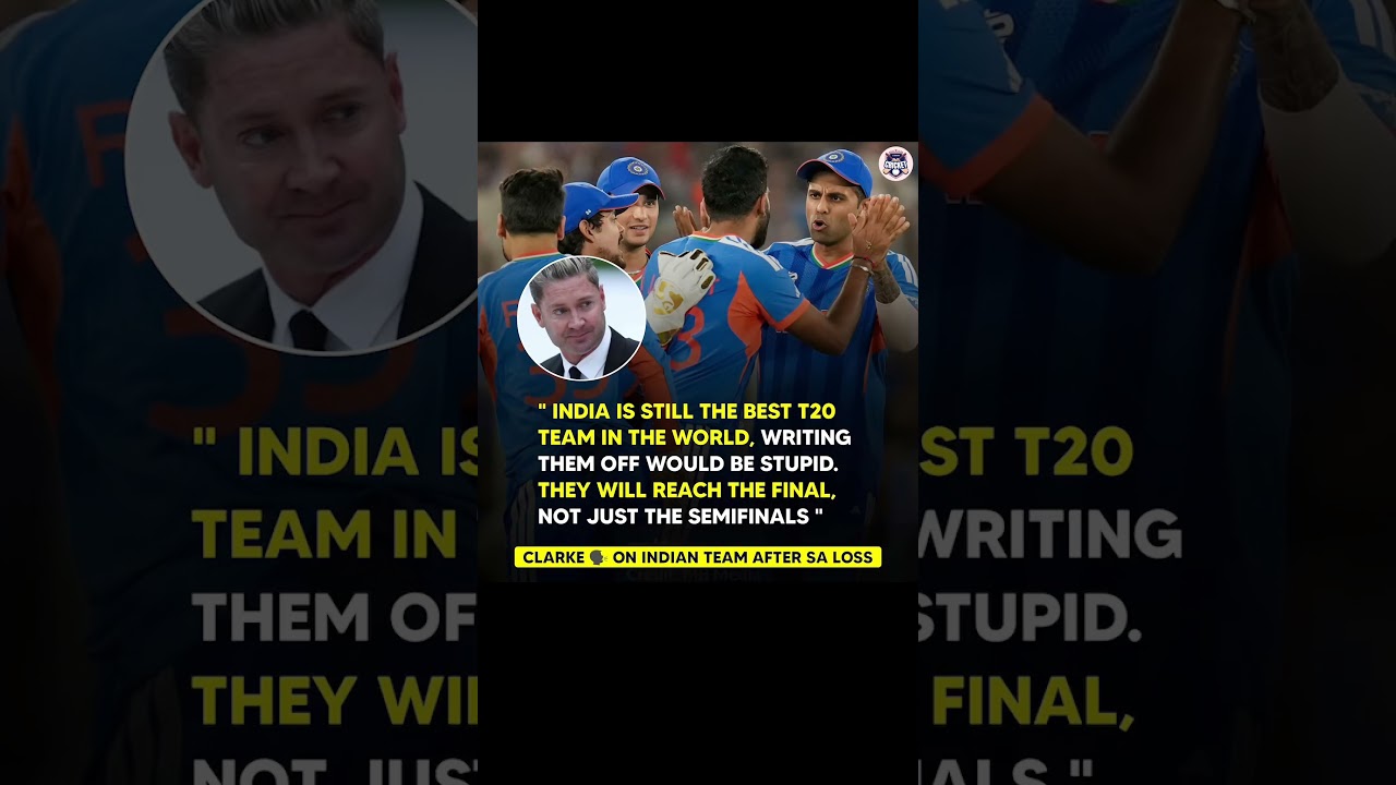 Michael Clarke react after india lose by S.A ❤️ 👏