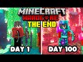 I Survived 100 Days in Hardcore Minecraft in The END.. Here's What Happened..