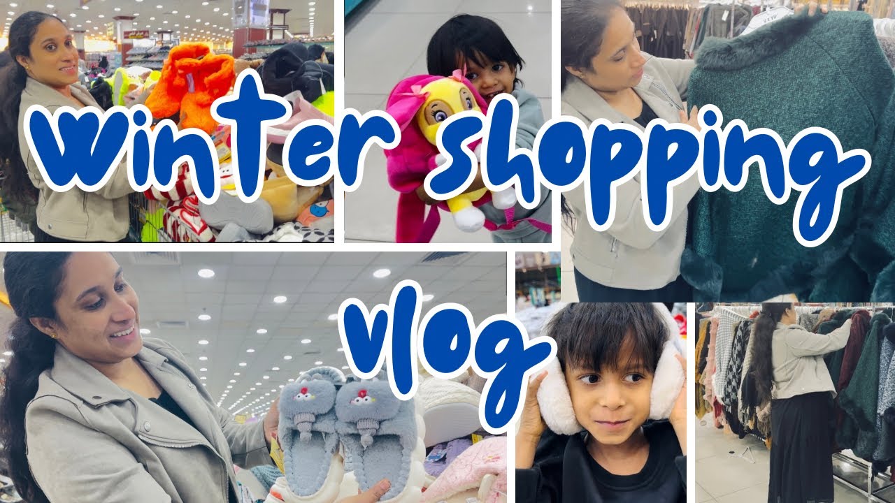 WINTER SHOPPING VLOG/BEAUTIFUL WINTER COLLECTIONS /HARAM CENTER /SAUDI ARABIA