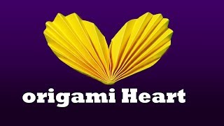 Origami Heart: How to make a Origami Heart | Origami Mother's Day Crafts |