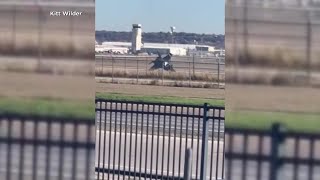 VIDEO: F-35 fighter jet pilot ejects in bizarre crash on Texas runway