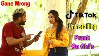 Download Lagu Tik Tok Uninstalling Prank On Girl's Gone Wrong | Shubham Sharma MP3
