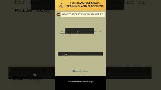 Java IQ #108 - How to iterate over an array