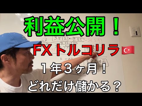 トルコリラ。FXロング、長期投資中。15ヶ月でどれだけ儲かる？不労所得は可能か！
