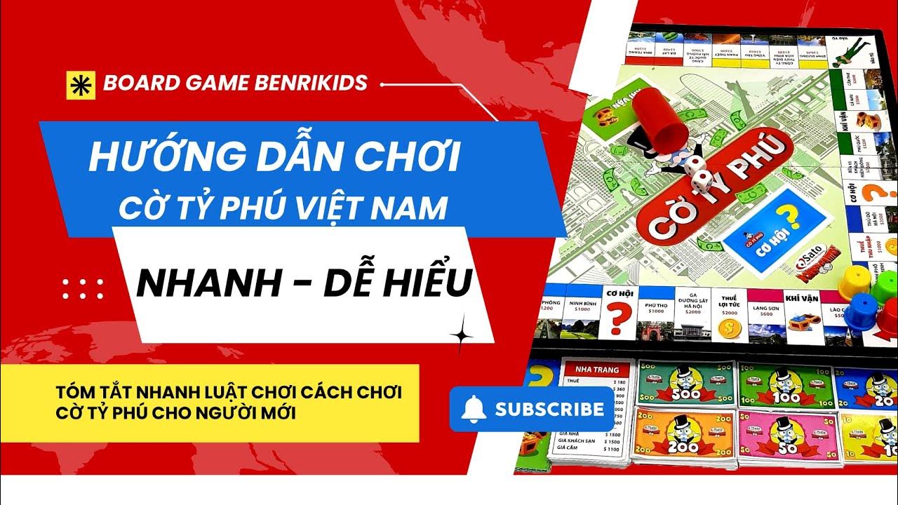Hướng Dẫn Cách Chơi Cờ Tỷ Phú Chi Tiết Dễ Hiểu,Cờ Tỷ Phú Việt Nam - Youtube