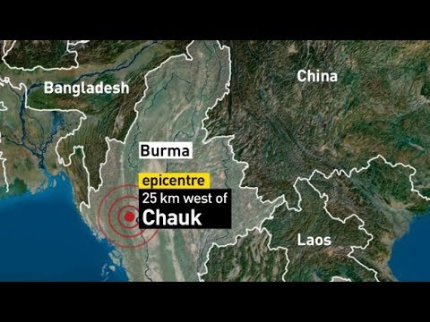 NASA BLATANT FRAUD - Sea Level Has Been Adjusted - Major Burma Quake