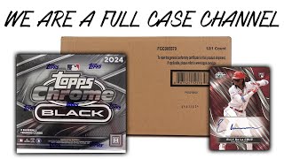 FIRST LOOK  DID TOPPS FIX IT? | 2024 Topps Chrome Black Hobby Case Battle