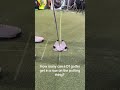 How many putts can a D1 golfer get in a row on the Putting Thing?