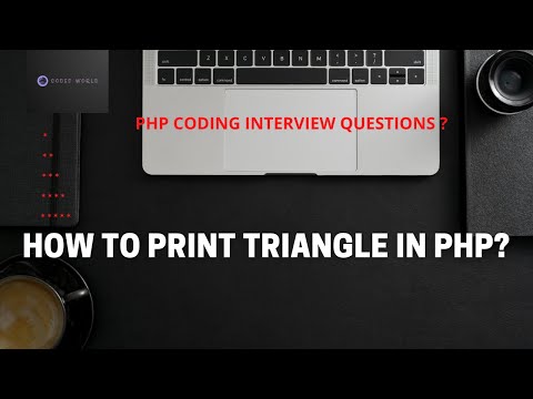 Php Coding Interview Question | Php Triangle Pattern Printing