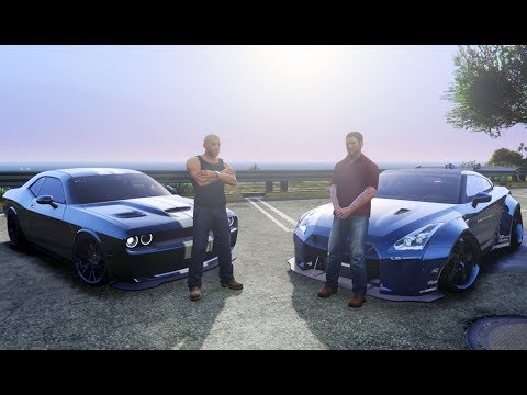 Paul Walker Vs Vin Diesel Race In Gta 5 Fast 9 Youtube