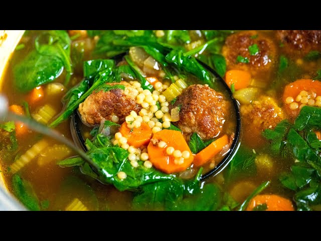 Italian Wedding Soup Recipe - Kristine's Kitchen