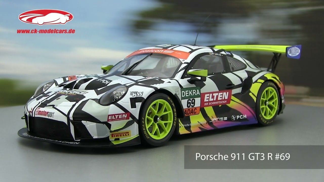 Ixo 1:18 Porsche 911 GT3 R #69 ADAC GT Masters 2019 Iron Force