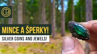 Silver coins and jewellery - on a quest with metal detector