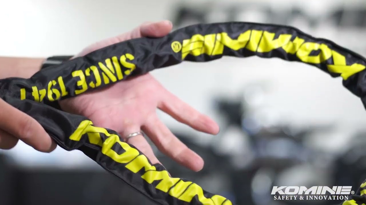 KOMINE コミネ 商品説明 盗難防止高強度リンクケーブルロック LK-125