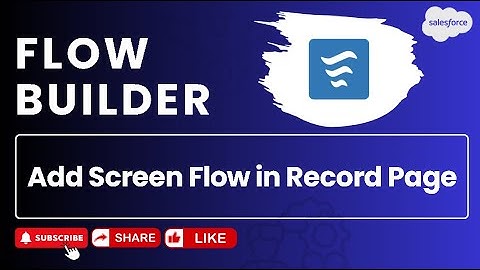 Day 3 : Add Screen Flow on Record Page | Salesforce | Flow Builder #apex#salesforce#flow#flowbuilder