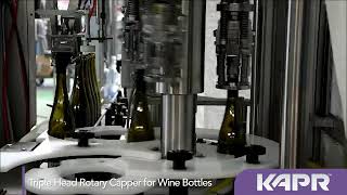 Single Head Rotary Capper for Wine Bottles