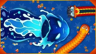 Worm Hunt Battle Arena Biggest Snake Gameplay | Top #1 New High Score Gameplay ( Android , iOS ) screenshot 4