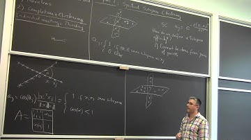 Lecture 21 | Spectral Subspace Clustering (hopkins)