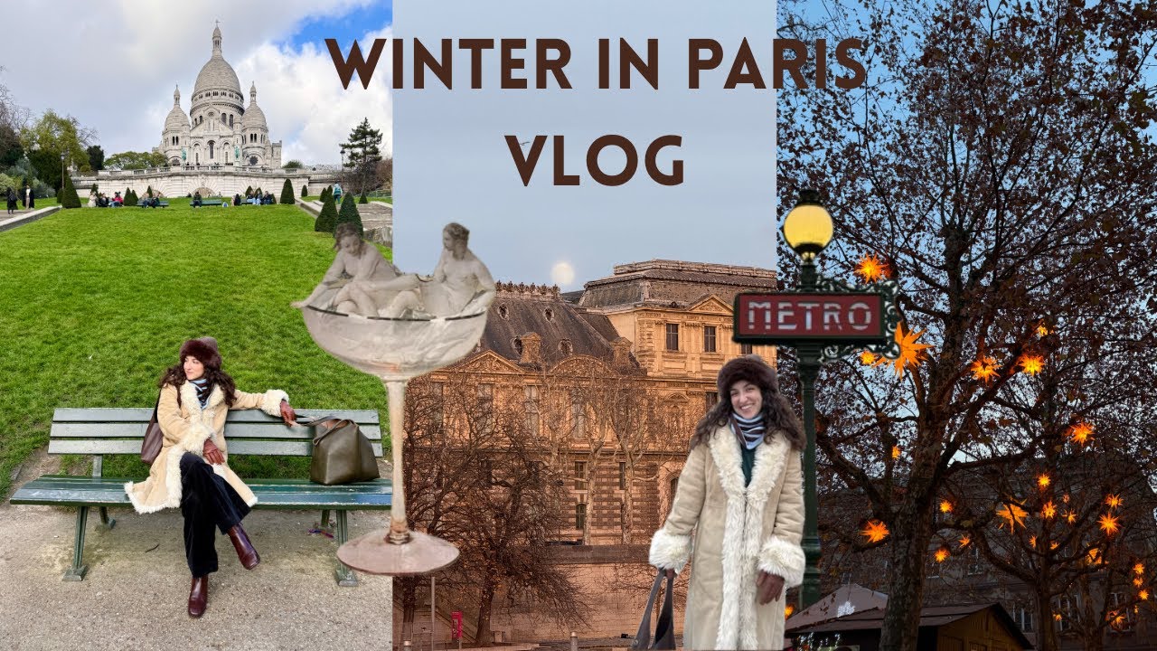 VLOG 🌬️rainy Paris, Christmas markets, and reuniting with friends